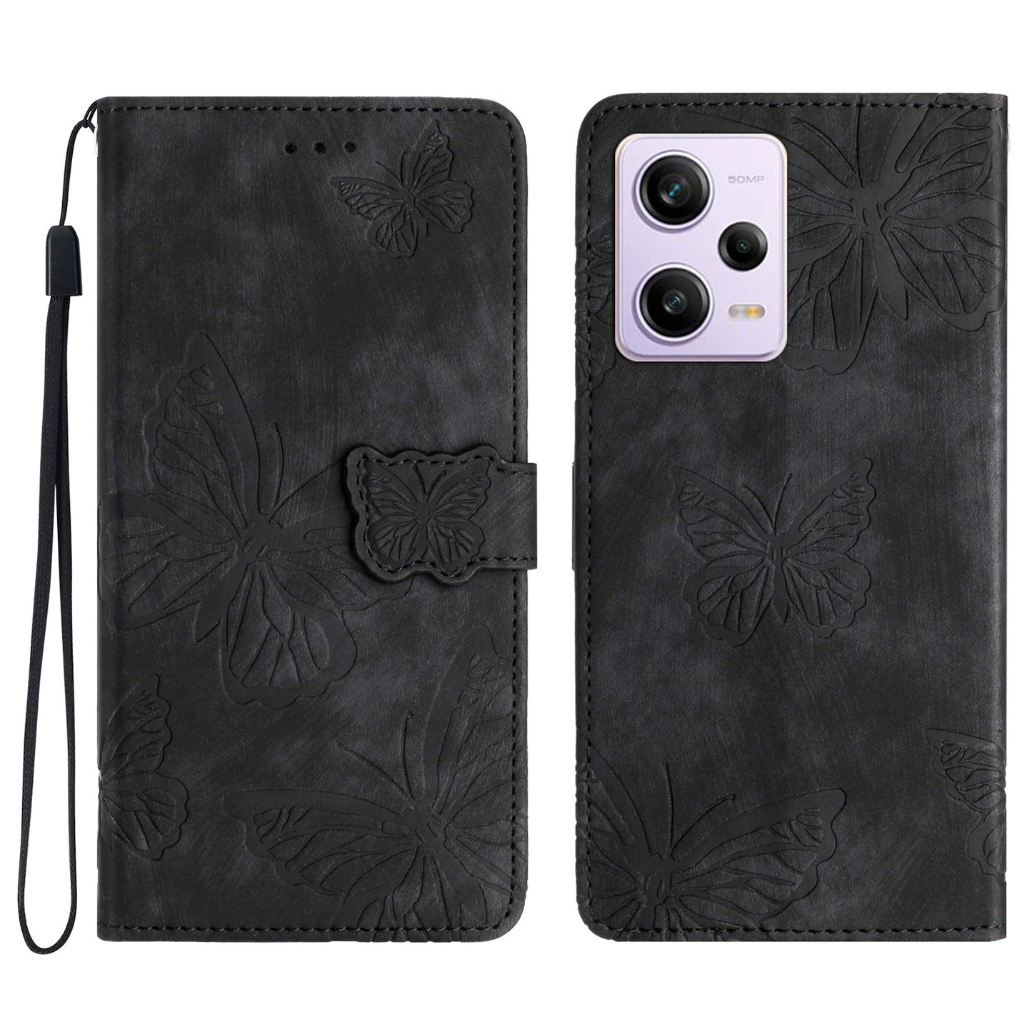 For Xiaomi Redmi Note 12 Pro 5G / Note 12 Pro Speed 5G / Poco X5 Pro 5G Stand Wallet Phone Case Imprinted Leather Cover