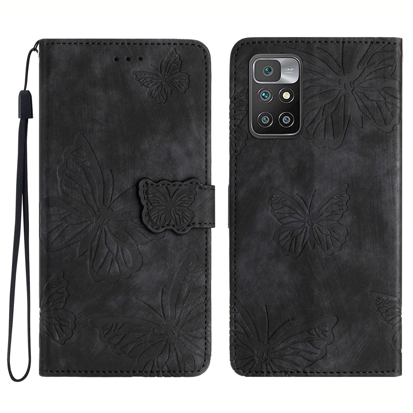 For Xiaomi Redmi Note 11 4G (MediaTek) / Redmi 10 2022 4G / Redmi 10 4G (2021) / Redmi 10 Prime Phone Case Leather Cover