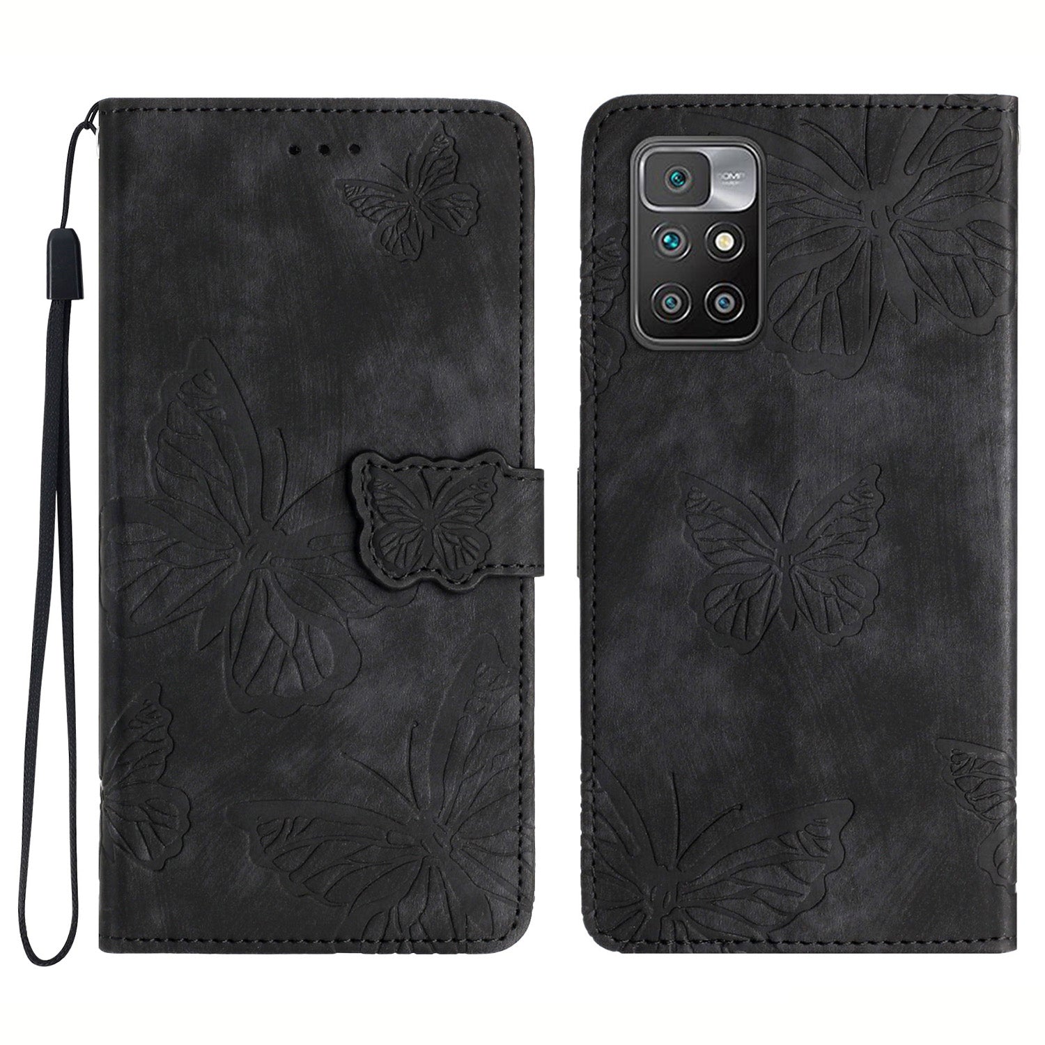 For Xiaomi Redmi Note 11 4G (MediaTek) / Redmi 10 2022 4G / Redmi 10 4G (2021) / Redmi 10 Prime Phone Case Leather Cover