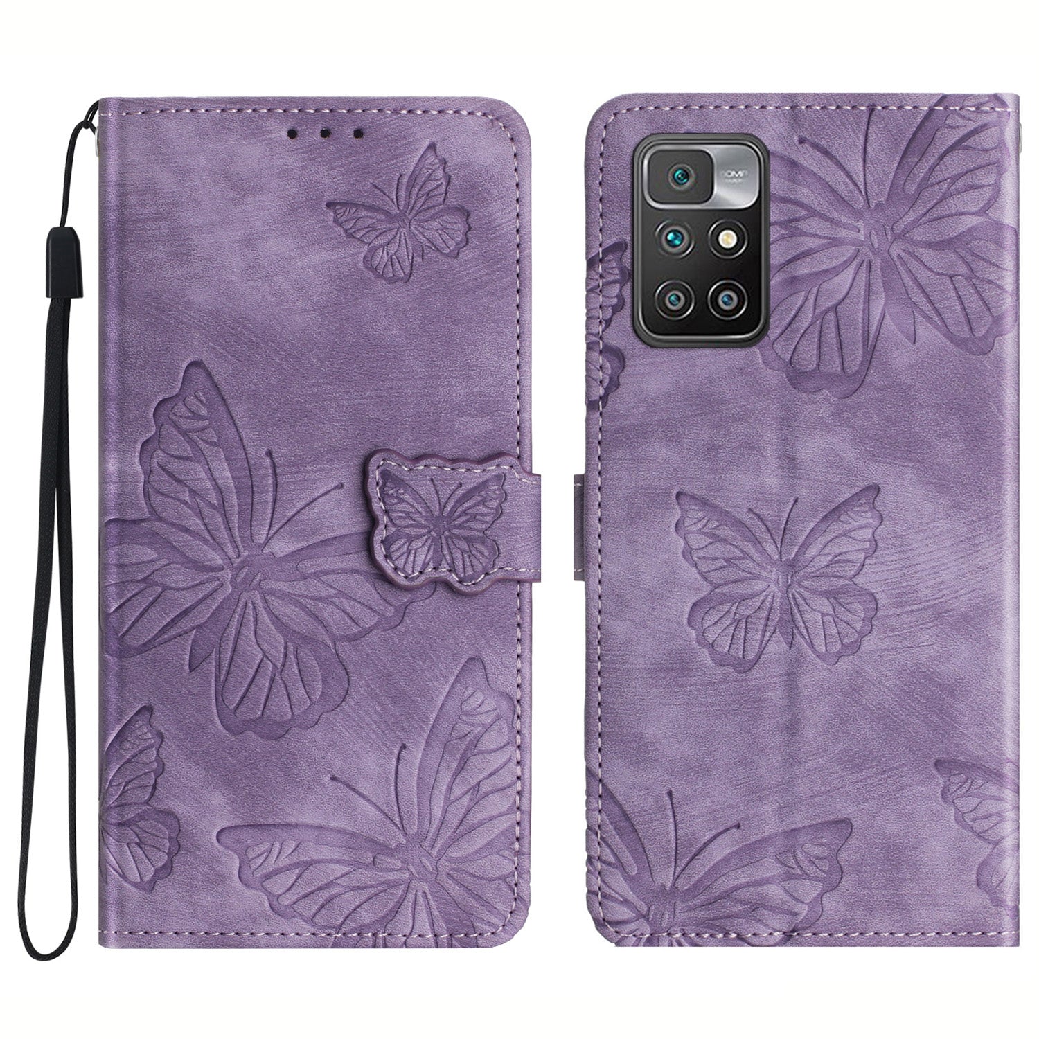 For Xiaomi Redmi Note 11 4G (MediaTek) / Redmi 10 2022 4G / Redmi 10 4G (2021) / Redmi 10 Prime Phone Case Leather Cover