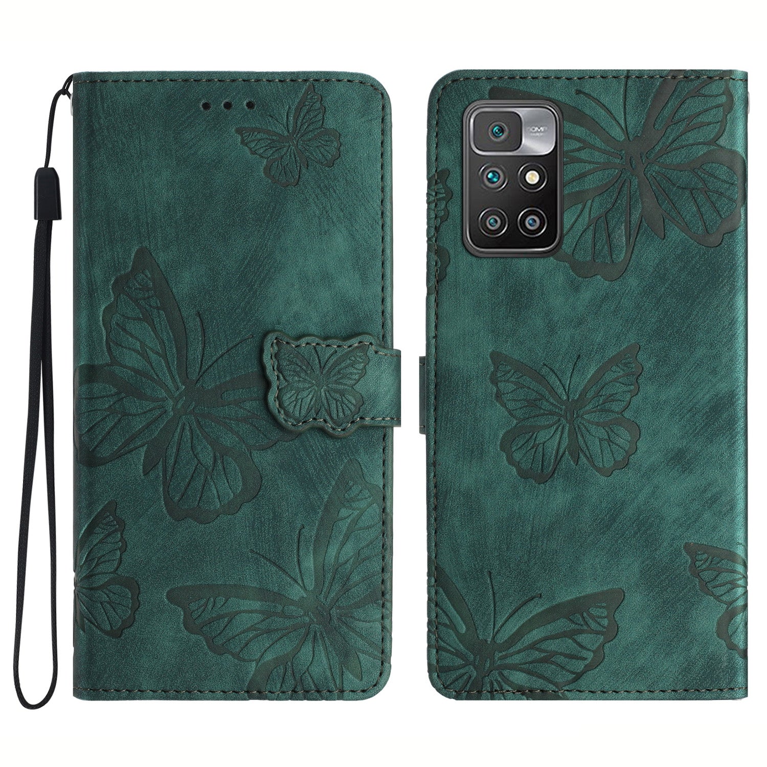 For Xiaomi Redmi Note 11 4G (MediaTek) / Redmi 10 2022 4G / Redmi 10 4G (2021) / Redmi 10 Prime Phone Case Leather Cover