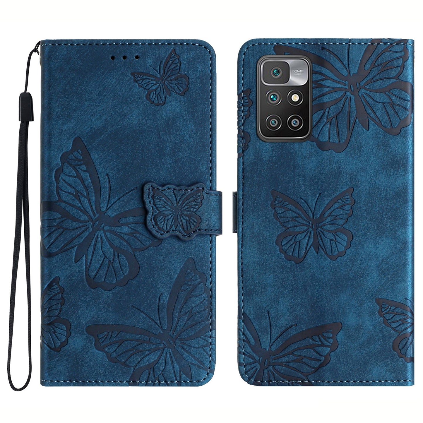 For Xiaomi Redmi Note 11 4G (MediaTek) / Redmi 10 2022 4G / Redmi 10 4G (2021) / Redmi 10 Prime Phone Case Leather Cover