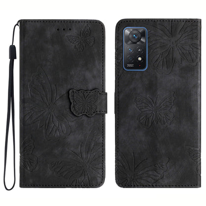 For Xiaomi Redmi Note 11 Pro 4G (Mediatek) / Note 11 Pro 5G (Qualcomm) Shockproof Case Skin-Touch Leather Phone Cover