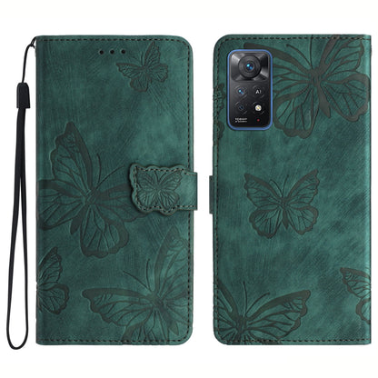 For Xiaomi Redmi Note 11 Pro 4G (Mediatek) / Note 11 Pro 5G (Qualcomm) Shockproof Case Skin-Touch Leather Phone Cover