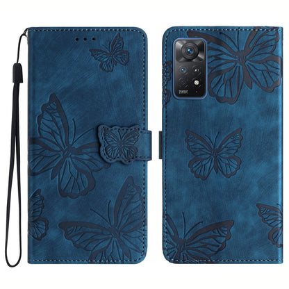 For Xiaomi Redmi Note 11 Pro 4G (Mediatek) / Note 11 Pro 5G (Qualcomm) Shockproof Case Skin-Touch Leather Phone Cover