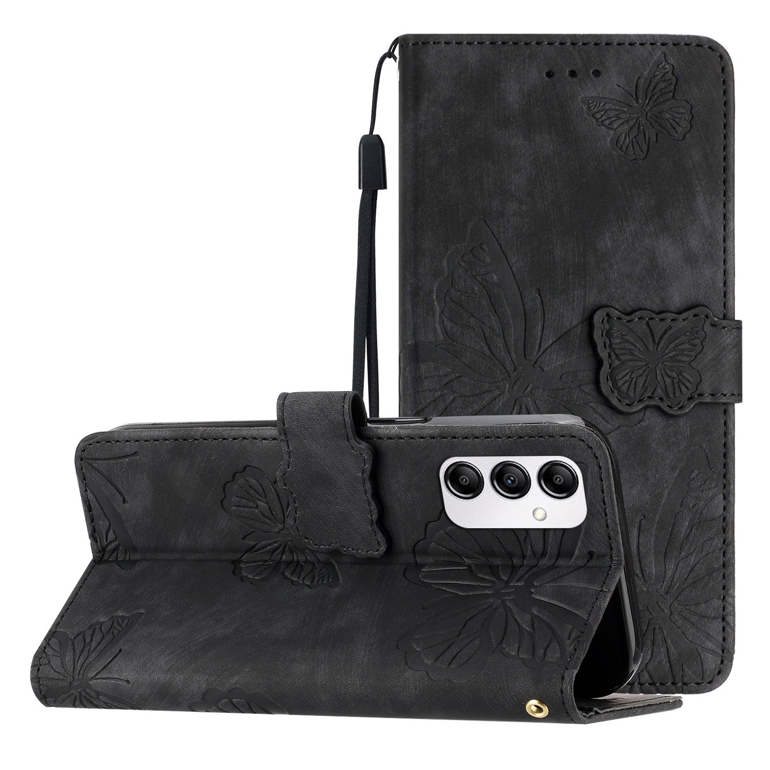 For Samsung Galaxy A14 5G Anti-Drop Leather Flip Cover Skin-Touch Wallet Phone Case