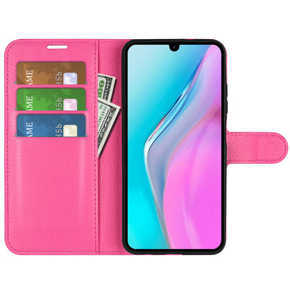 For Infinix Note 11 Wallet Function Litchi Texture Leather Shell Cover Phone Stand Case