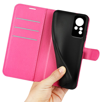 For Infinix Note 11 Wallet Function Litchi Texture Leather Shell Cover Phone Stand Case