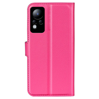 For Infinix Note 11 Wallet Function Litchi Texture Leather Shell Cover Phone Stand Case
