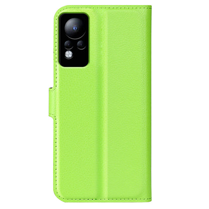 For Infinix Note 11 Wallet Function Litchi Texture Leather Shell Cover Phone Stand Case