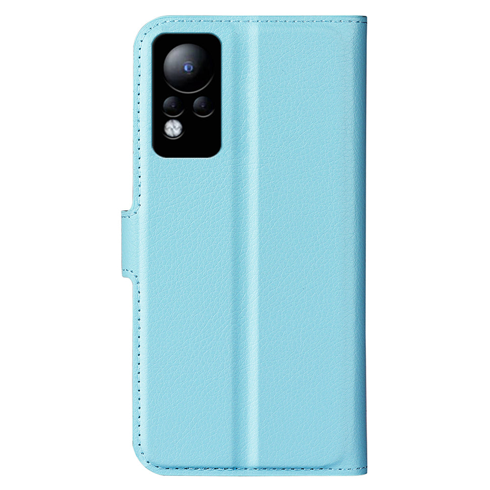 For Infinix Note 11 Wallet Function Litchi Texture Leather Shell Cover Phone Stand Case