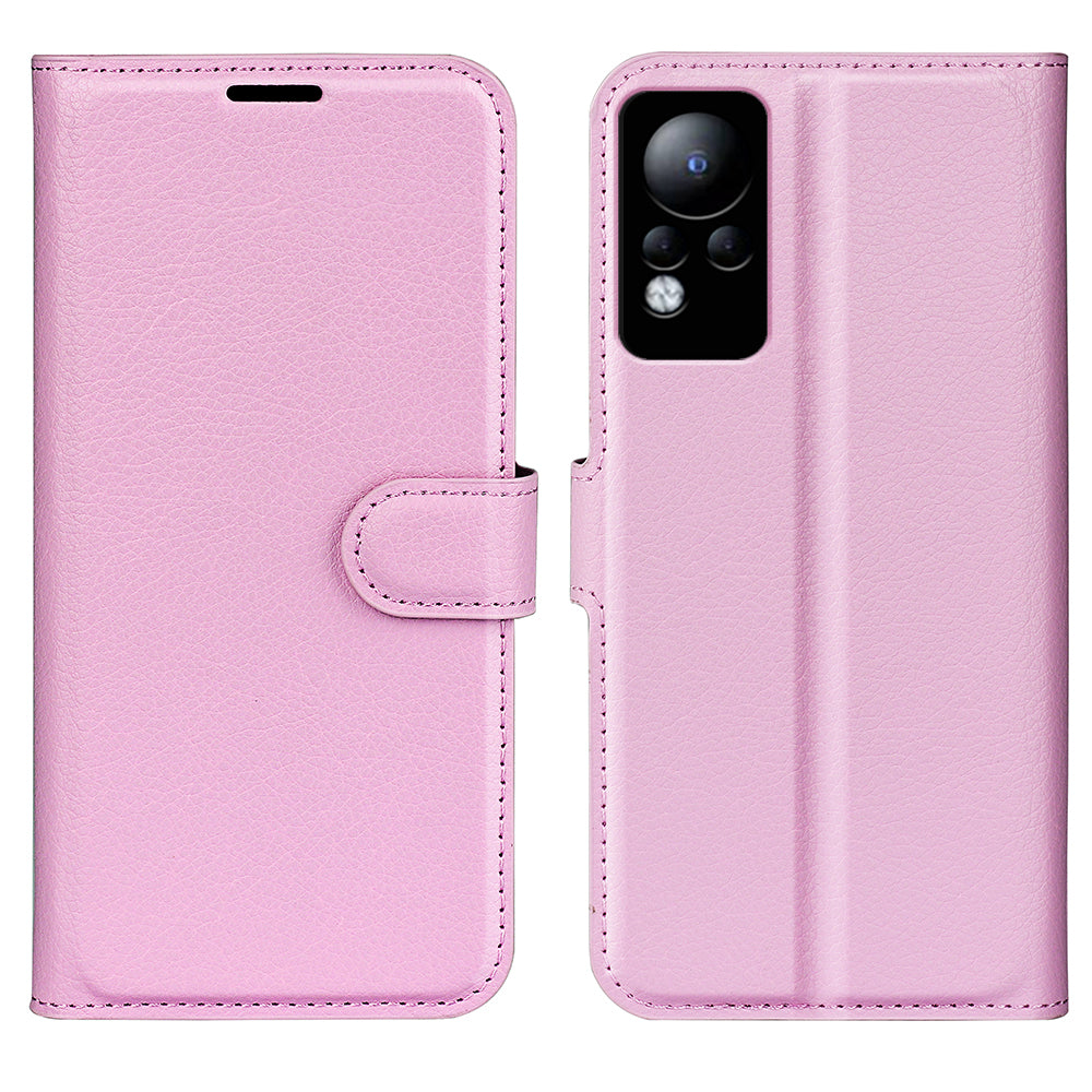 For Infinix Note 11 Wallet Function Litchi Texture Leather Shell Cover Phone Stand Case