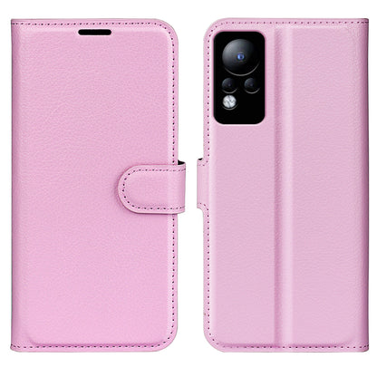 For Infinix Note 11 Wallet Function Litchi Texture Leather Shell Cover Phone Stand Case