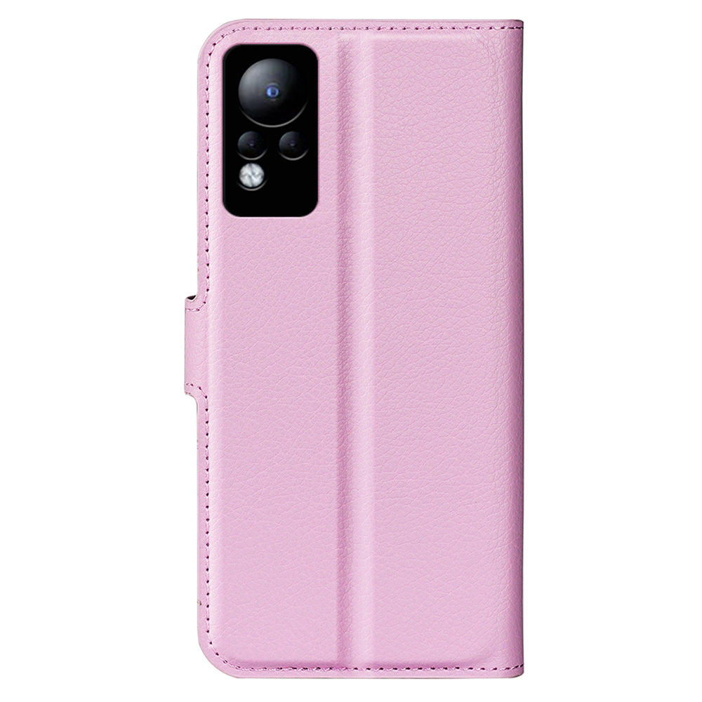 For Infinix Note 11 Wallet Function Litchi Texture Leather Shell Cover Phone Stand Case
