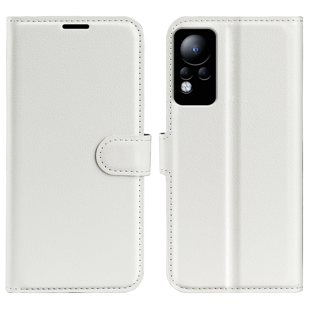 For Infinix Note 11 Wallet Function Litchi Texture Leather Shell Cover Phone Stand Case