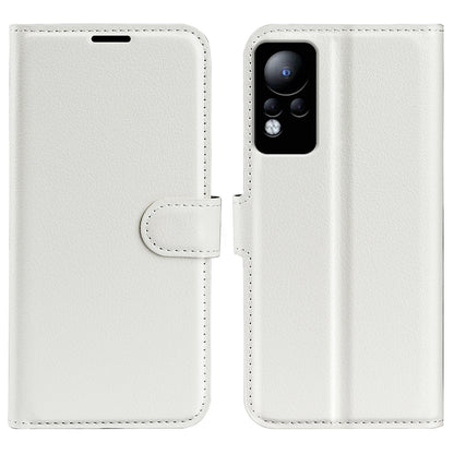 For Infinix Note 11 Wallet Function Litchi Texture Leather Shell Cover Phone Stand Case