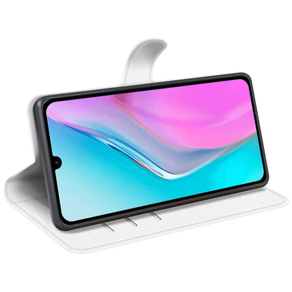 For Infinix Note 11 Wallet Function Litchi Texture Leather Shell Cover Phone Stand Case