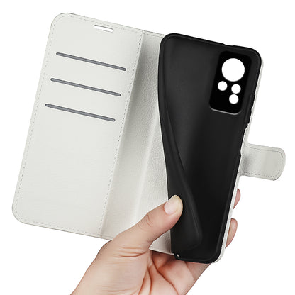 For Infinix Note 11 Wallet Function Litchi Texture Leather Shell Cover Phone Stand Case