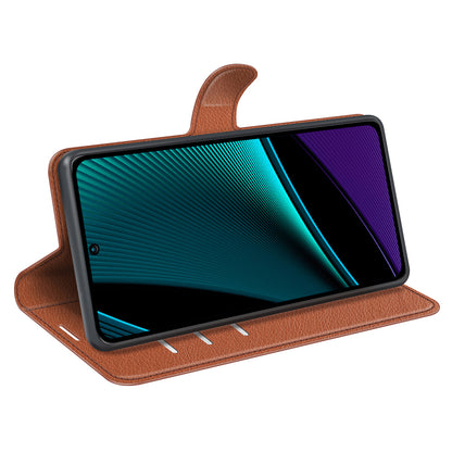 Phone Case for Infinix Note 11 Pro , Litchi Texture Wallet PU Leather Shell Stand Cover