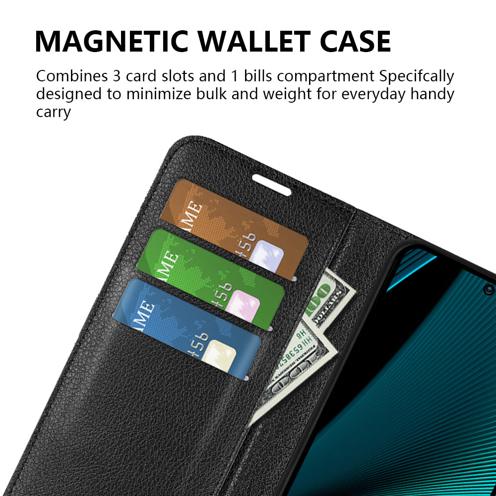 Phone Case for Infinix Note 11 Pro , Litchi Texture Wallet PU Leather Shell Stand Cover