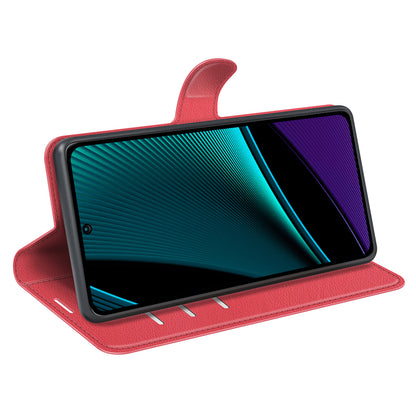 Phone Case for Infinix Note 11 Pro , Litchi Texture Wallet PU Leather Shell Stand Cover