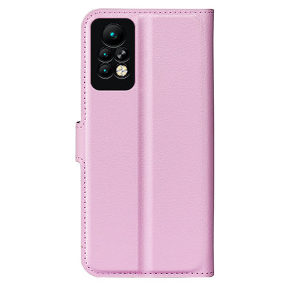 Phone Case for Infinix Note 11 Pro , Litchi Texture Wallet PU Leather Shell Stand Cover
