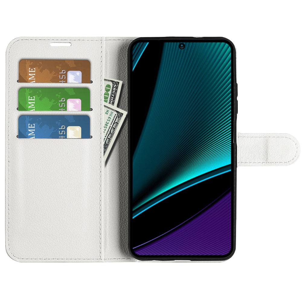 Phone Case for Infinix Note 11 Pro , Litchi Texture Wallet PU Leather Shell Stand Cover
