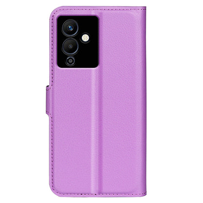 Stand Phone Case for Infinix Note 12 Pro 5G , Wallet Function Litchi Texture Leather Shell Cover