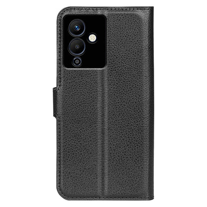 Stand Phone Case for Infinix Note 12 Pro 5G , Wallet Function Litchi Texture Leather Shell Cover
