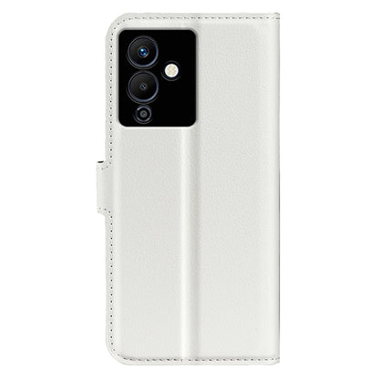 Stand Phone Case for Infinix Note 12 Pro 5G , Wallet Function Litchi Texture Leather Shell Cover