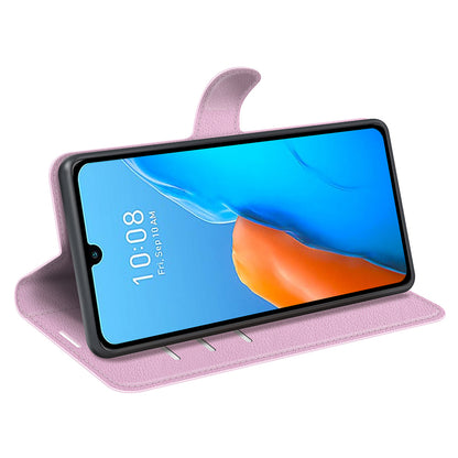 For Infinix Note 12 Pro 4G Anti-Fingerprint PU Leather Wallet Shell Flip Stand Litchi Texture Phone Case Cover