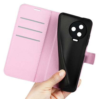 For Infinix Note 12 Pro 4G Anti-Fingerprint PU Leather Wallet Shell Flip Stand Litchi Texture Phone Case Cover