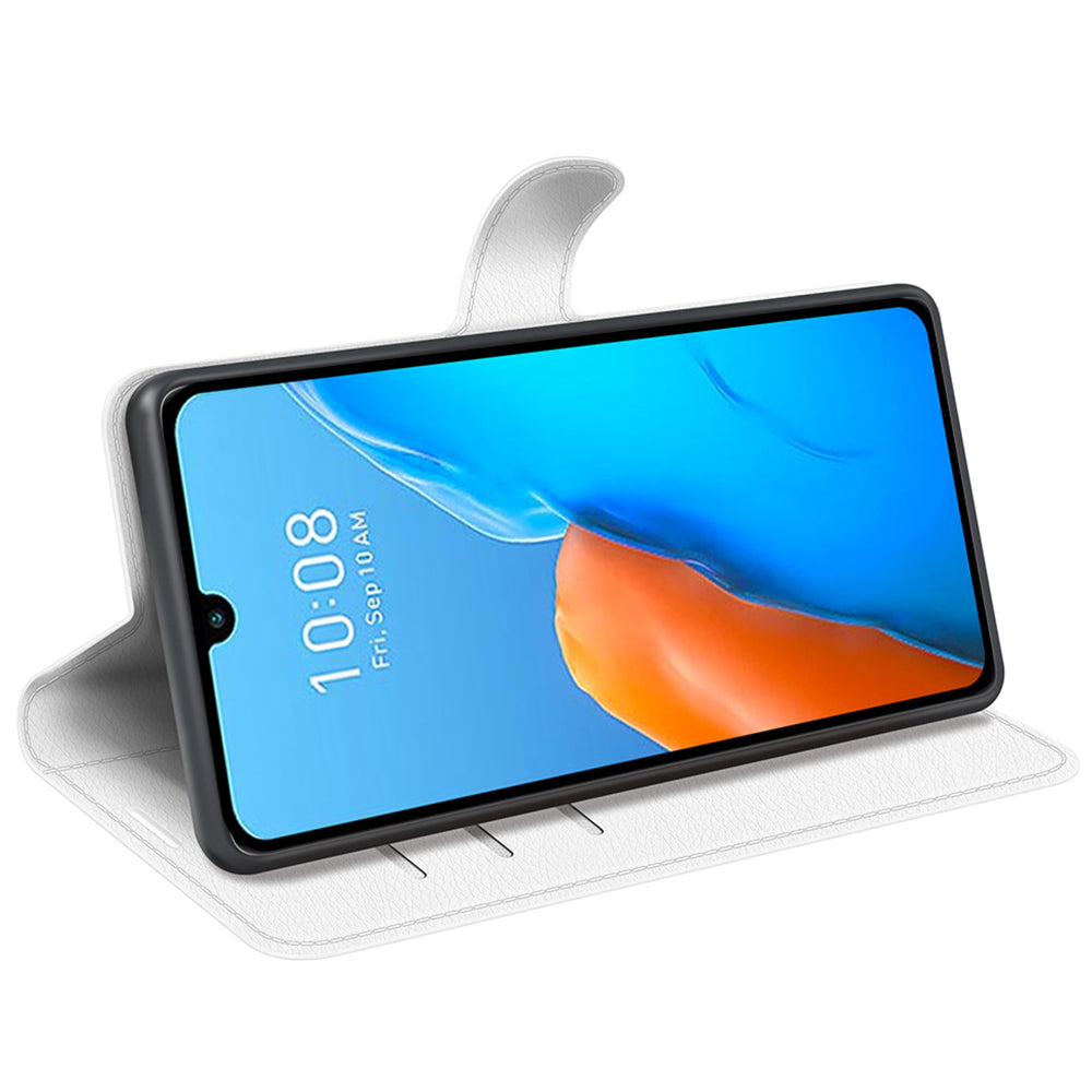 For Infinix Note 12 Pro 4G Anti-Fingerprint PU Leather Wallet Shell Flip Stand Litchi Texture Phone Case Cover