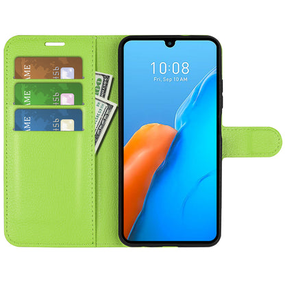For Infinix Note 12 Pro 4G Anti-Fingerprint PU Leather Wallet Shell Flip Stand Litchi Texture Phone Case Cover