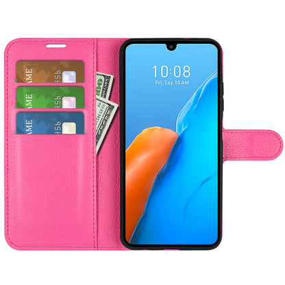 For Infinix Note 12 Pro 4G Anti-Fingerprint PU Leather Wallet Shell Flip Stand Litchi Texture Phone Case Cover