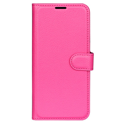 For Infinix Note 12 Pro 4G Anti-Fingerprint PU Leather Wallet Shell Flip Stand Litchi Texture Phone Case Cover
