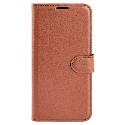 For Infinix Note 12 Pro 4G Anti-Fingerprint PU Leather Wallet Shell Flip Stand Litchi Texture Phone Case Cover