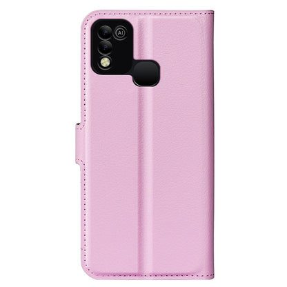 For Infinix Hot 11 Play Litchi Texture PU Leather Wallet Anti-drop Shell Flip Stand Phone Case