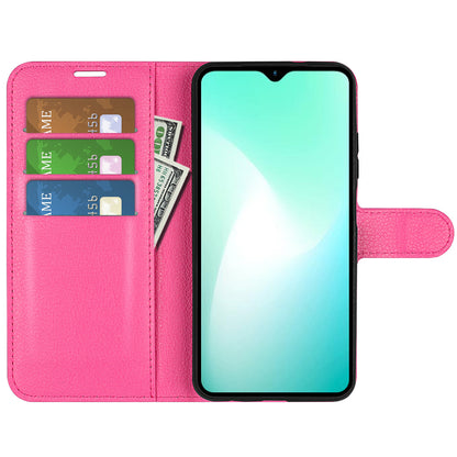 For Infinix Hot 11 Play Litchi Texture PU Leather Wallet Anti-drop Shell Flip Stand Phone Case