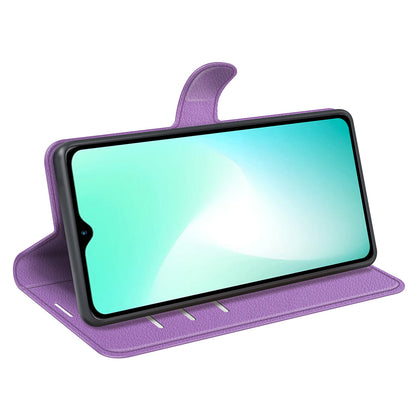 For Infinix Hot 11 Play Litchi Texture PU Leather Wallet Anti-drop Shell Flip Stand Phone Case