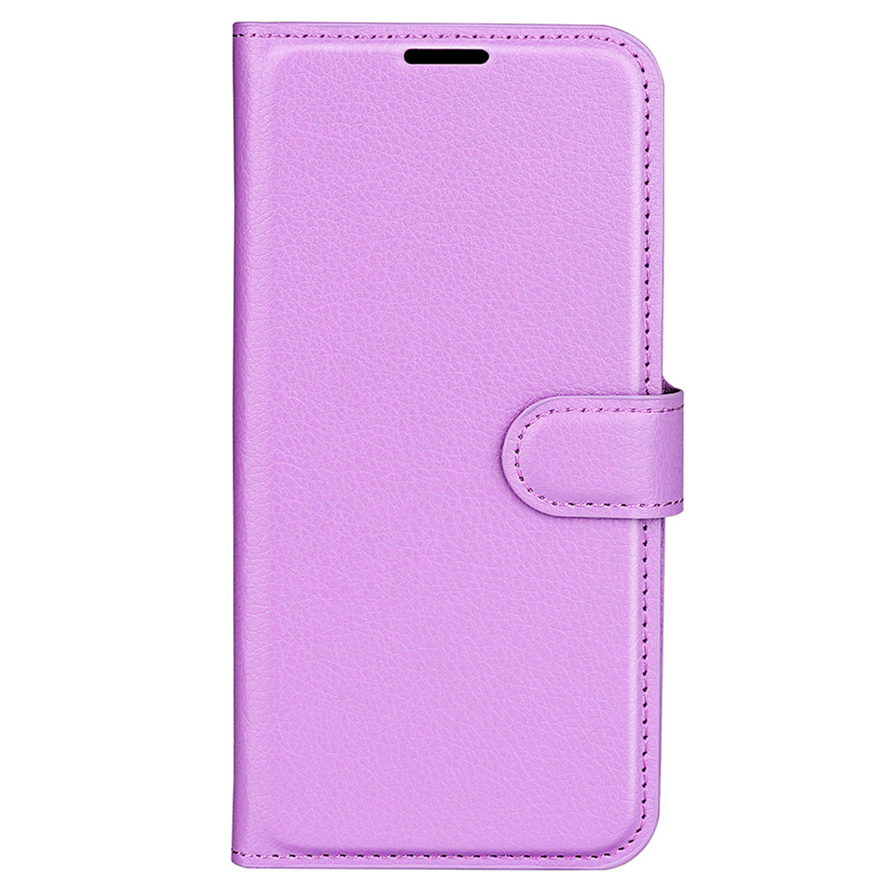 Phone Cover for Infinix Hot 11s , PU Leather Wallet Anti-drop Shell Flip Stand Litchi Texture Phone Case