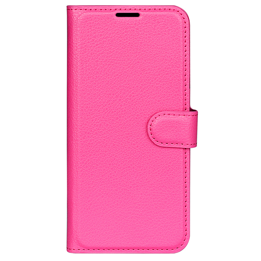 Phone Cover for Infinix Hot 11s , PU Leather Wallet Anti-drop Shell Flip Stand Litchi Texture Phone Case