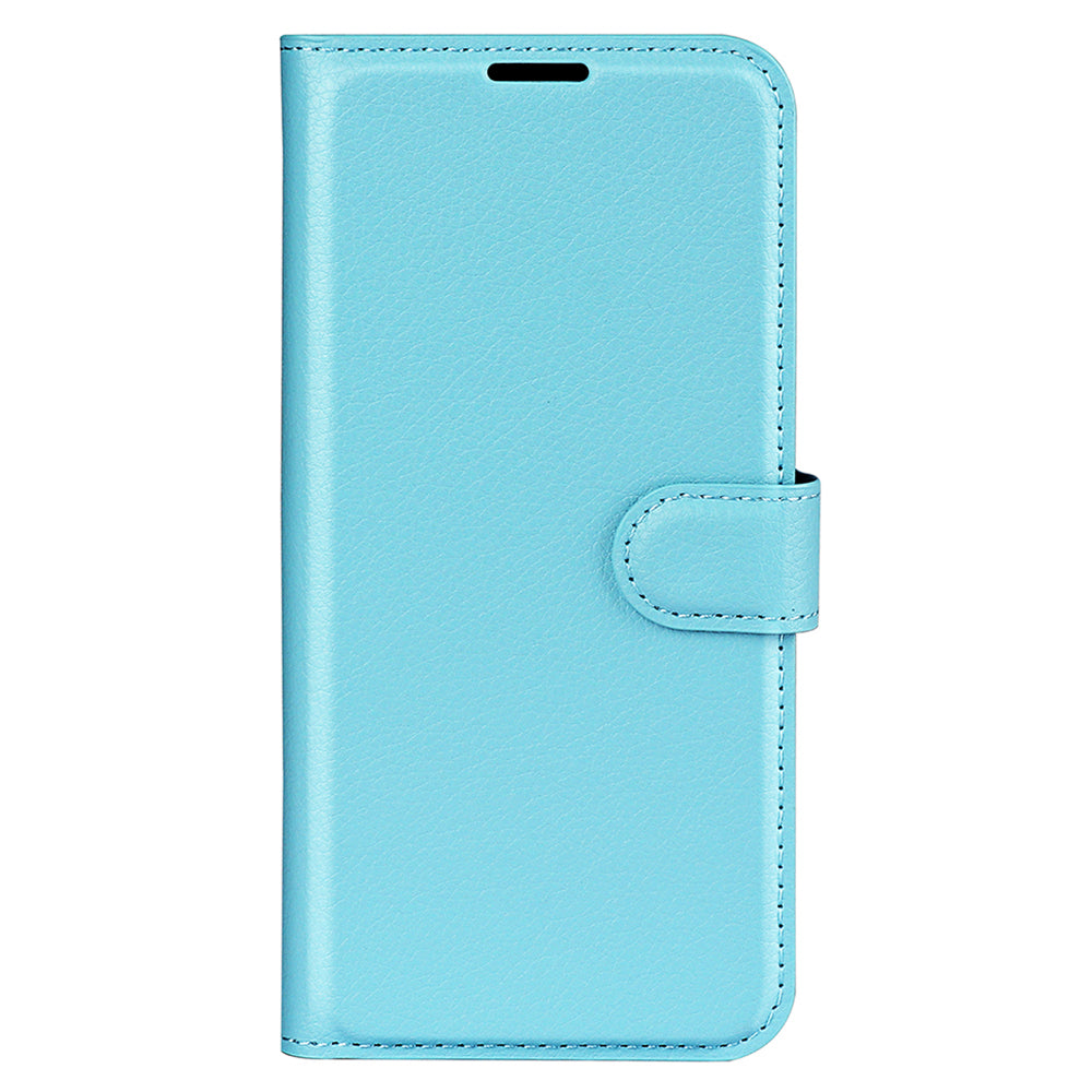 Phone Cover for Infinix Hot 11s , PU Leather Wallet Anti-drop Shell Flip Stand Litchi Texture Phone Case