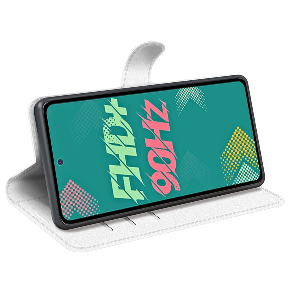 Phone Cover for Infinix Hot 11s , PU Leather Wallet Anti-drop Shell Flip Stand Litchi Texture Phone Case