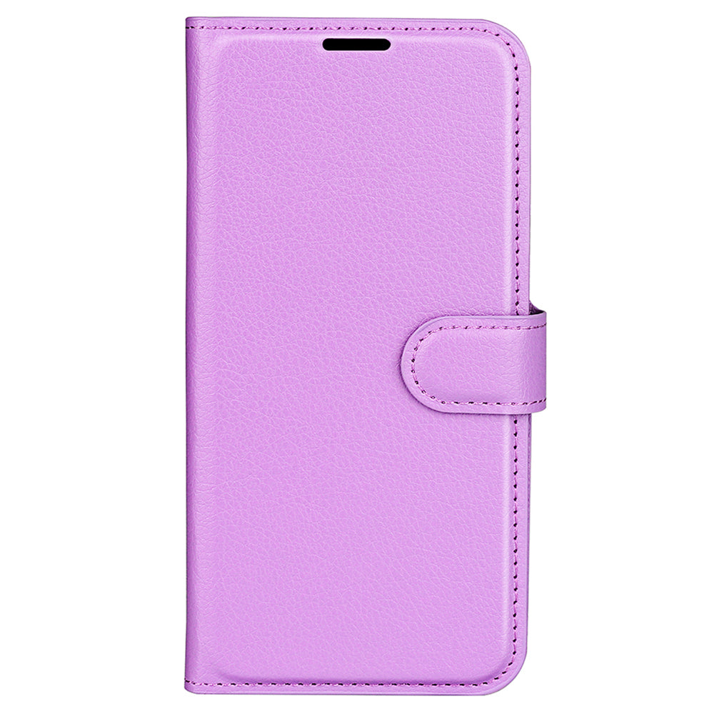 PU Leather Wallet Phone Case for Infinix Hot 11s NFC 4G Anti-Wear Shell Flip Stand Litchi Texture Phone Cover
