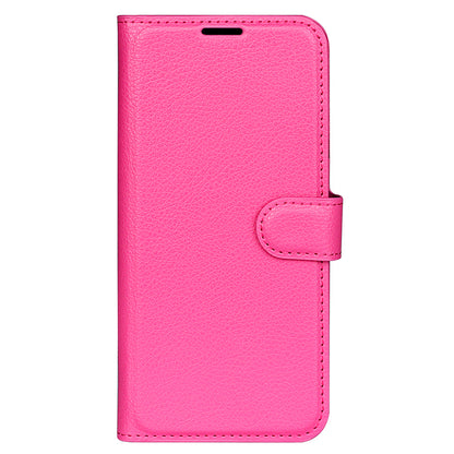 PU Leather Wallet Phone Case for Infinix Hot 11s NFC 4G Anti-Wear Shell Flip Stand Litchi Texture Phone Cover