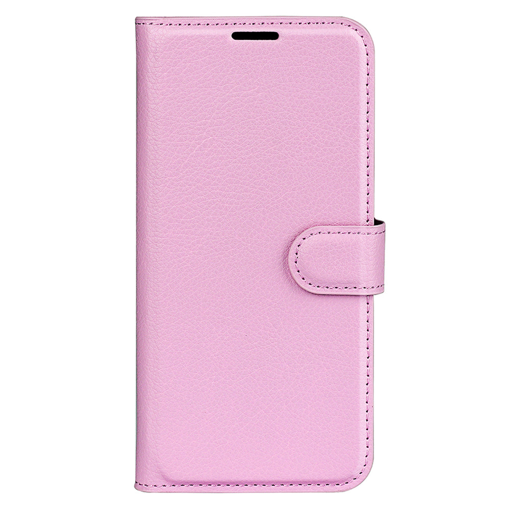 PU Leather Wallet Phone Case for Infinix Hot 11s NFC 4G Anti-Wear Shell Flip Stand Litchi Texture Phone Cover