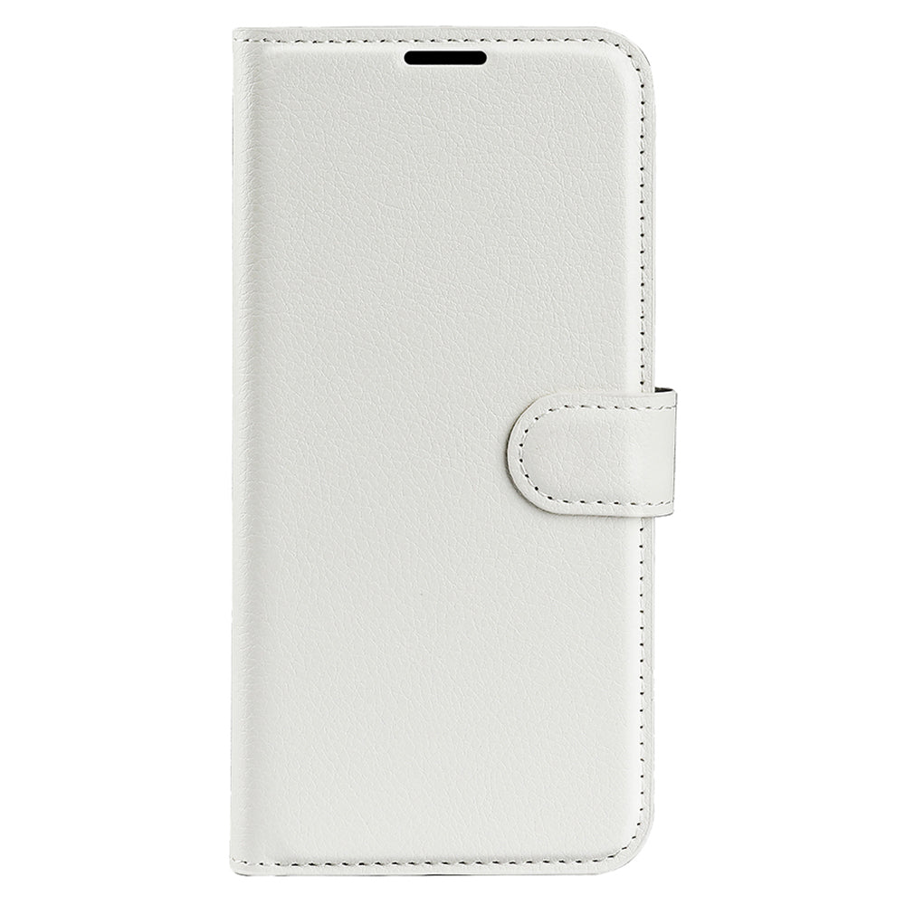 PU Leather Wallet Phone Case for Infinix Hot 11s NFC 4G Anti-Wear Shell Flip Stand Litchi Texture Phone Cover