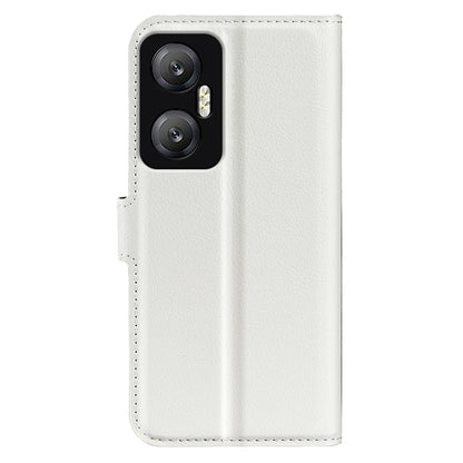 For Infinix Hot 20 5G Anti-Scratch Phone Shell Litchi Texture PU Leather Wallet Anti-Drop Flip Stand Phone Case