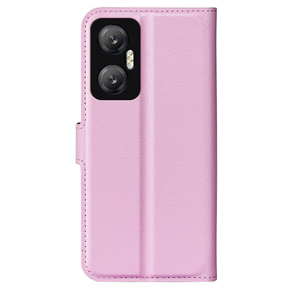 For Infinix Hot 20 5G Anti-Scratch Phone Shell Litchi Texture PU Leather Wallet Anti-Drop Flip Stand Phone Case